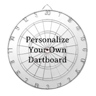 Personalize your own dartboard