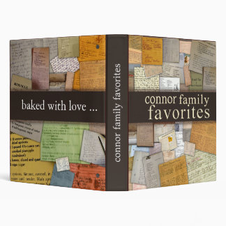 Personalize your own family recipe binder