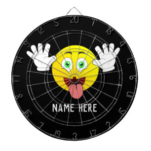 Personalize Your Own Funny Emoji Dartboard