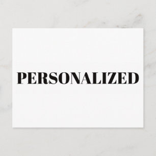 Personalize Your Own Holiday Postcard