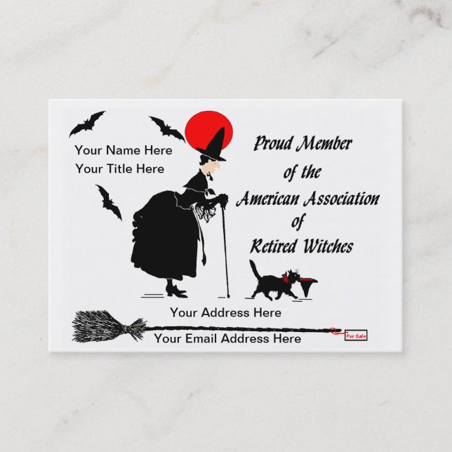 Personalize your own humourous calling card (Front)