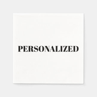 Personalize Your Own Napkin