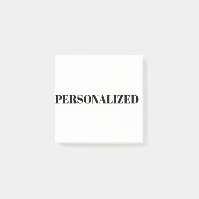 Personalize Your Own Post-it Notes (Front)