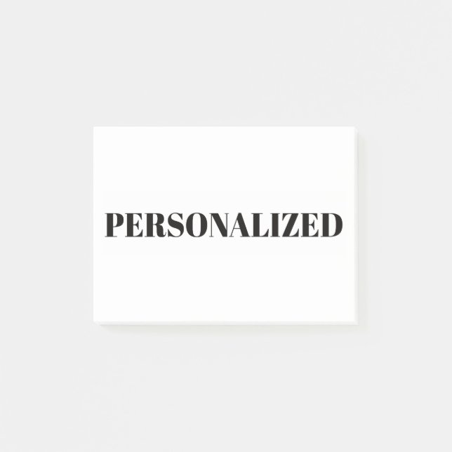 Personalize Your Own Post-it Notes (Front)