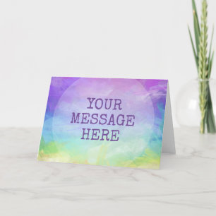 Personalize your own Rainbow Card