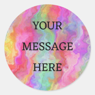 Personalize your own Rainbow  Stickers