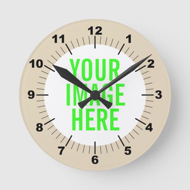 Personalize your own round clock (Front)