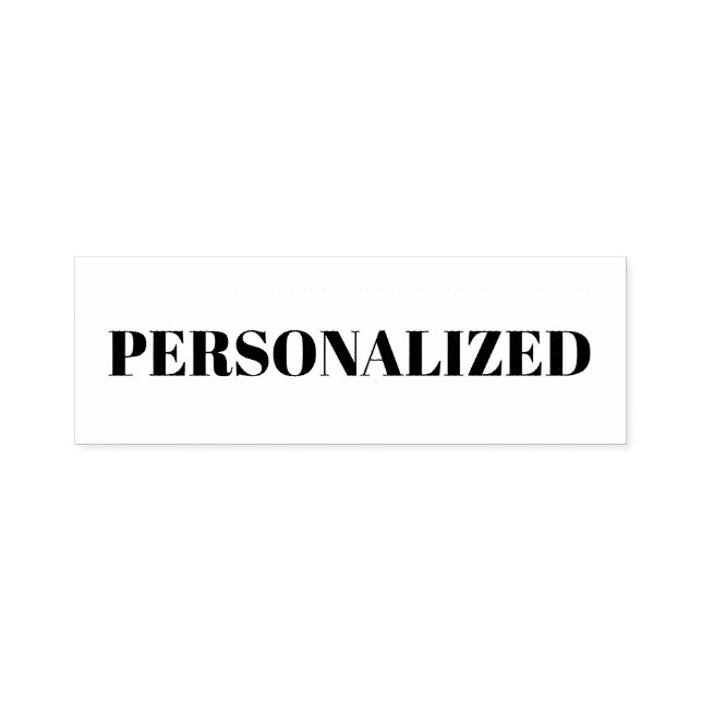 Personalize Your Own Self-inking Stamp (Design)