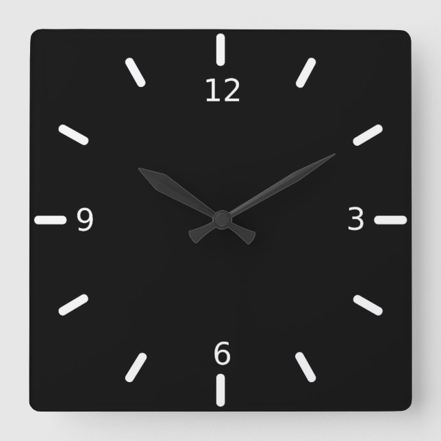 Personalize your own square wall clock (Front)