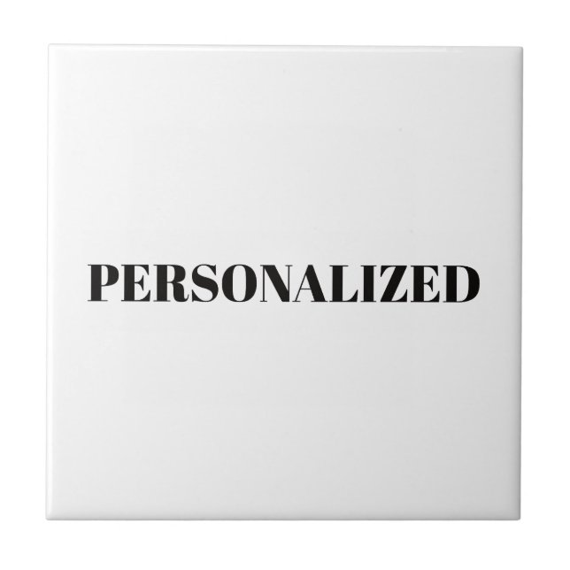 Personalize Your Own Tile (Front)