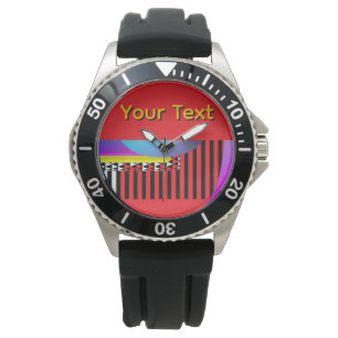 Personalize Your Text Piano Keys Men Teens Watch