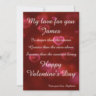 Personalize Your very Own Valentines Day Card