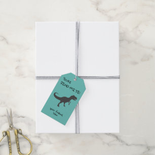 Personalize You're Dino-mite Dinosaur Gift Tag