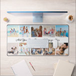 Personalized 10-Photo Collage Desk Mat<br><div class="desc">Create a custom 10-photo collage with our handy design tools for Christmas, birthdays, weddings, anniversaries, graduations, Father's Day, Mother's Day, or other special days. Complete a unique and beautiful collage featuring precious moments from friends, family, vacations, hobbies, and pets. This special collage not only decorates your home more beautifully, but...</div>