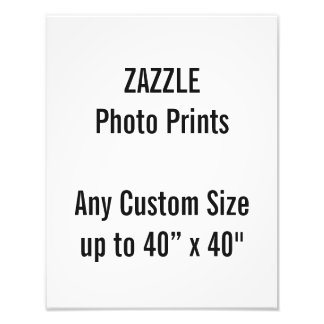 Personalized 10” x 14" Photo Print, or custom size