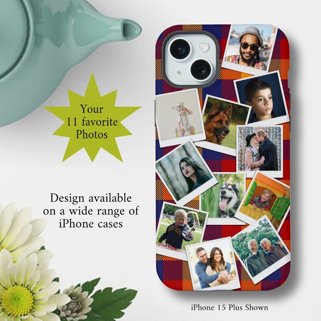 Personalized 11 Photo Collage iPhone Case (Creator Uploaded)