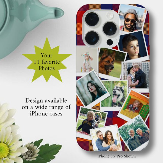 Personalized 11 Photo Collage Slim iPhone Case (Creator Uploaded)