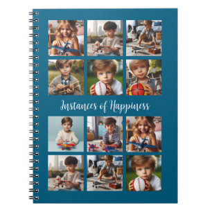 Personalized 12 Family, Friends or Travel Photos Notebook