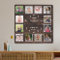 Personalized 12 Photo Collage Rustic Barn Wood