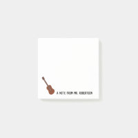 Personalized 12-String Guitar Post-It Notes