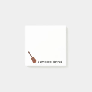 Personalized 12-String Guitar Post-It Notes