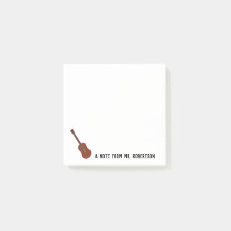 Personalized 12-String Guitar Post-It Notes