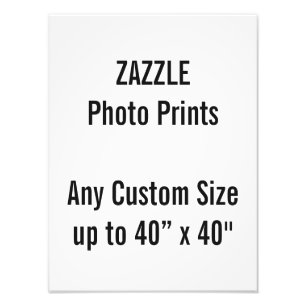 Personalized 12” x 16" Photo Print, or custom si Print