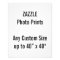 Personalized 12” x 16" Photo Print, or custom size