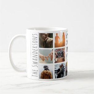Personalized 14 Frame Quote Coffee Mug