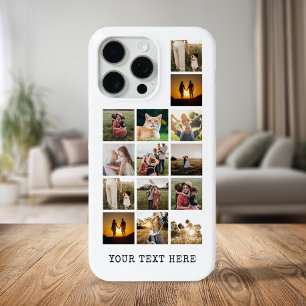 Personalized 14 Photo Collage iPhone 15 Pro Max Case