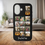 Personalized 14 Photo Collage iPhone 16 Case<br><div class="desc">Create your own personalized photo collage iPhone case. Simply add your favourite 14 photos for a custom photo iPhone case.</div>