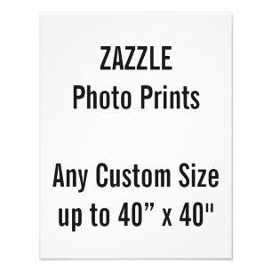 Personalized 14” x 18" Photo Print, or custom size Print