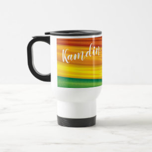 Personalized 15 ounce coffee mug lgbtq rainbow fla