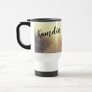 Personalized 15 ounce coffee mug Sunrise Pathway W
