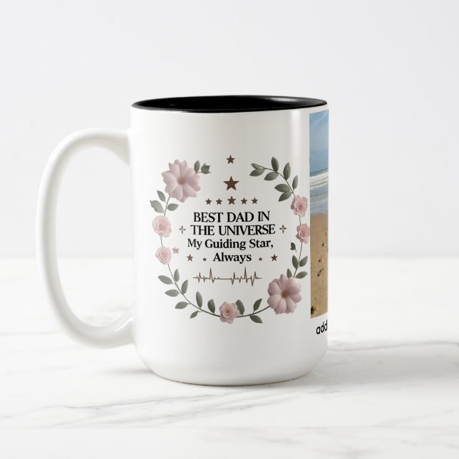 Personalized 15 oz Two-Tone Mug (Left)