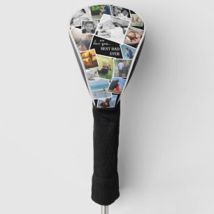 Personalized 16 Dad Photo Collage Golf Head Cover