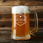 Personalized 16 Ounce Beer Mug