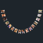 Personalized 16 Photo Celebration Bunting Flags<br><div class="desc">Uncover a unique and personal way to celebrate special moments with our Personalized Photo Celebration Bunting Flags! These charming flags feature 16 individual pictures of your choice, perfect for showcasing precious memories at birthdays, anniversaries, or any get-together. Create a tailored party décor that touches hearts, sparks conversations, and enhances the...</div>