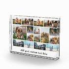 Personalized 16 Photo Collage Photo Block
