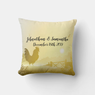 Personalized 16"x16" Throw Pillow Sunny Morning Fa