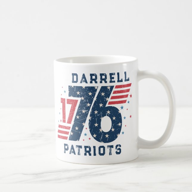 Personalized 1776, Independence Day, 4th of July Coffee Mug (Right)