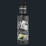 Personalized 17 Dad Photo Collage | Father's Day 710 Ml Water Bottle<br><div class="desc">Custom photo water bottle featuring 17 pictures of your choice,  and a text template that is easy to personalize. Great gift for dads and grandads for birthdays or Fathers Day.</div>