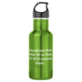 Personalized 18 oz 532 ml water bottle