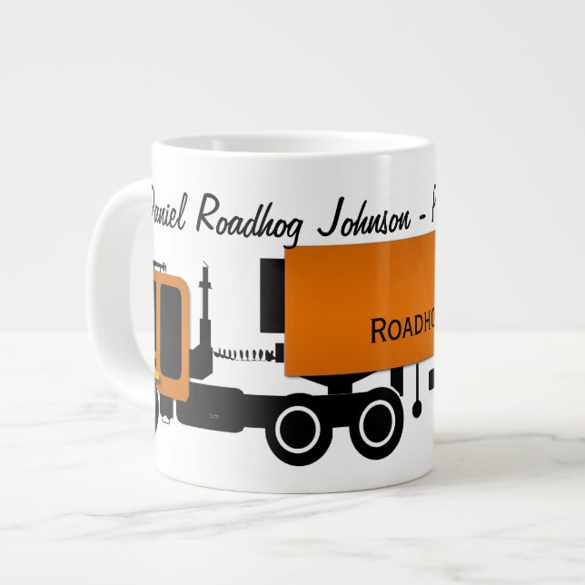 Personalized 18-wheeler Professional Driver Mugs (Front Left)