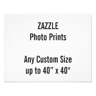 Personalized 18” x 14" Photo Print, or custom si Print