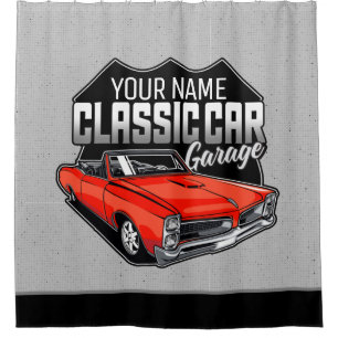 Personalized 1966 Convertible Classic Car Garage