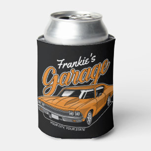 Personalized 1968 396 Classic Muscle Car Garage Can Cooler