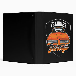 Personalized 1969 Ram Air 400 Muscle Car Garage  Binder