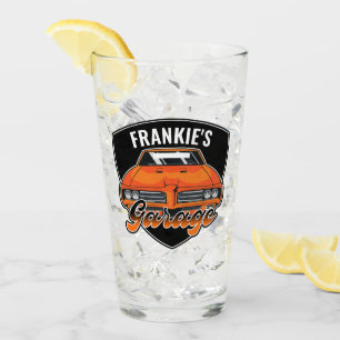 Personalized 1969 Ram Air 400 Muscle Car Garage  Glass