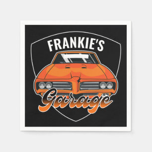 Personalized 1969 Ram Air 400 Muscle Car Garage  Napkin